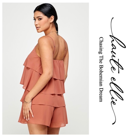 Ruffle Rose’ Romper - Picture 5 of 5